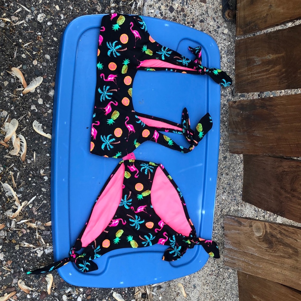 Black and neon Bikini